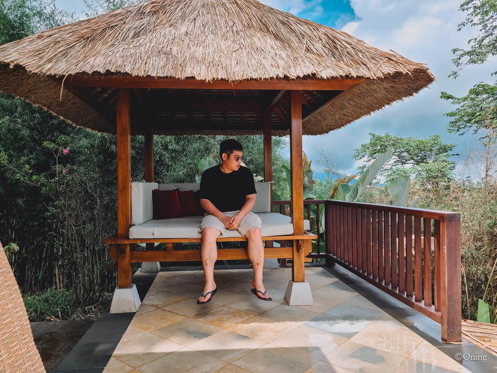 발리 여행 : 문둑 모딩 플랜테이션 풀빌라, 밤부 페퉁 빌라(Big Bamboo Villa) 후기 50 오두막
