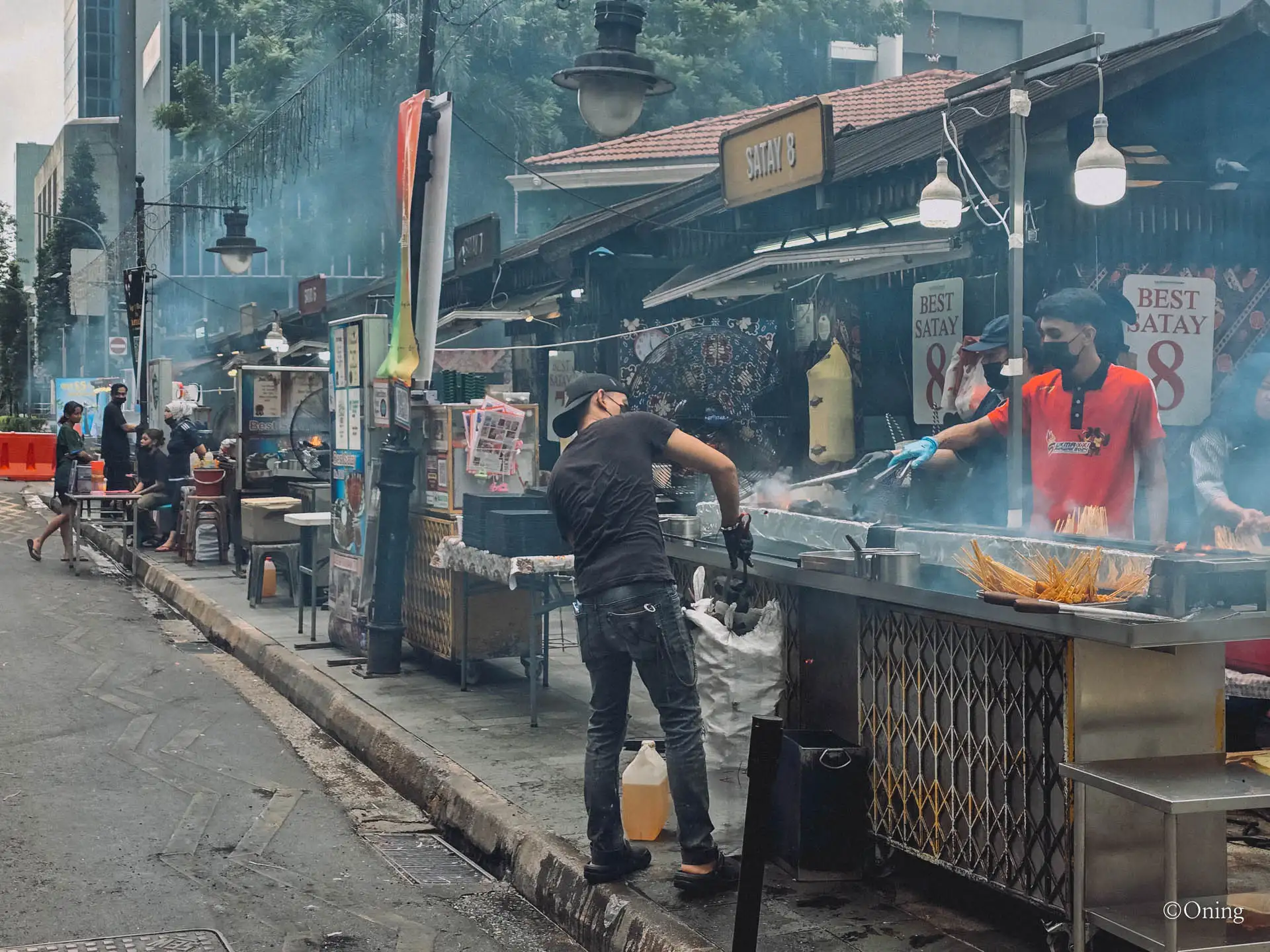 singapore travel place: Lau Pa Sat Hawker Centre