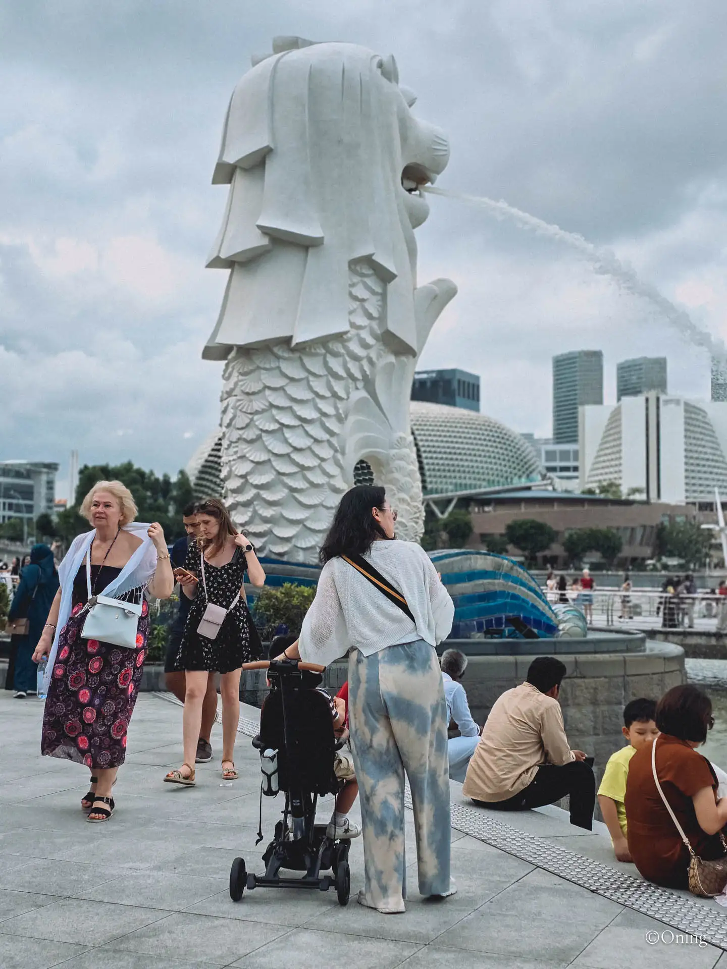 singapore travel: merlion park