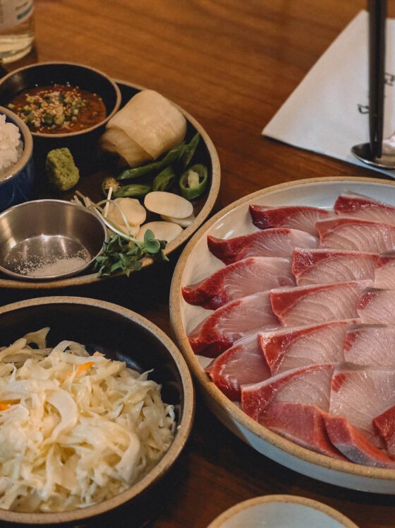 Food in Korea: Winter Seasonal Delicacy, Rich and Savory Bangeo-Hoe(방어회) 1