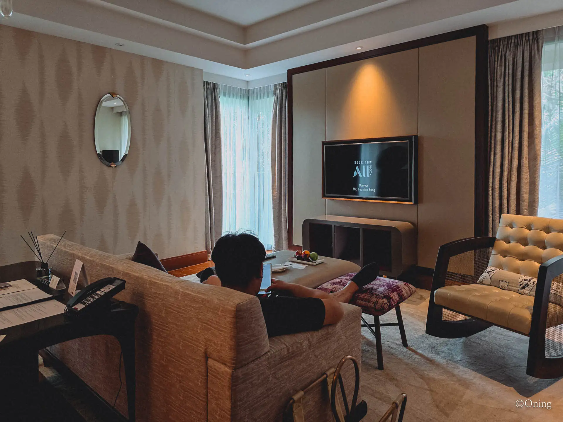 Sofitel Singapore Sentosa The Prestige Suite Livingroom